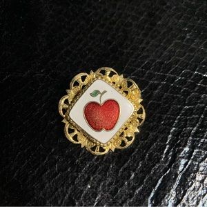 Vintage Apple Brooch